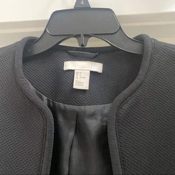 H&M Black Coat - Picture 2 of 3